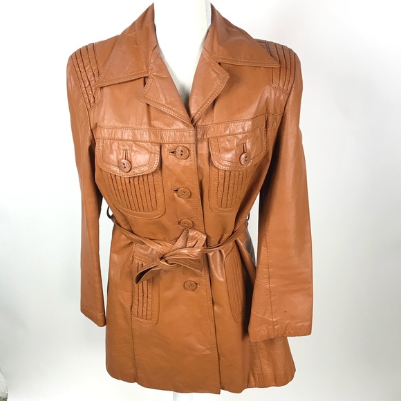 The Tannery by Montgomery Ward Jackets & Blazers - The Tannery Vintage Fleece Lined Leather Jacket